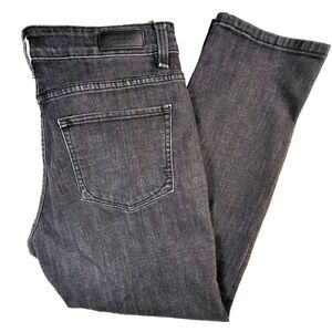 Kenneth Cole New York Athletic Fit Mens Jeans 34x30 Denim Black Charcoal Wash